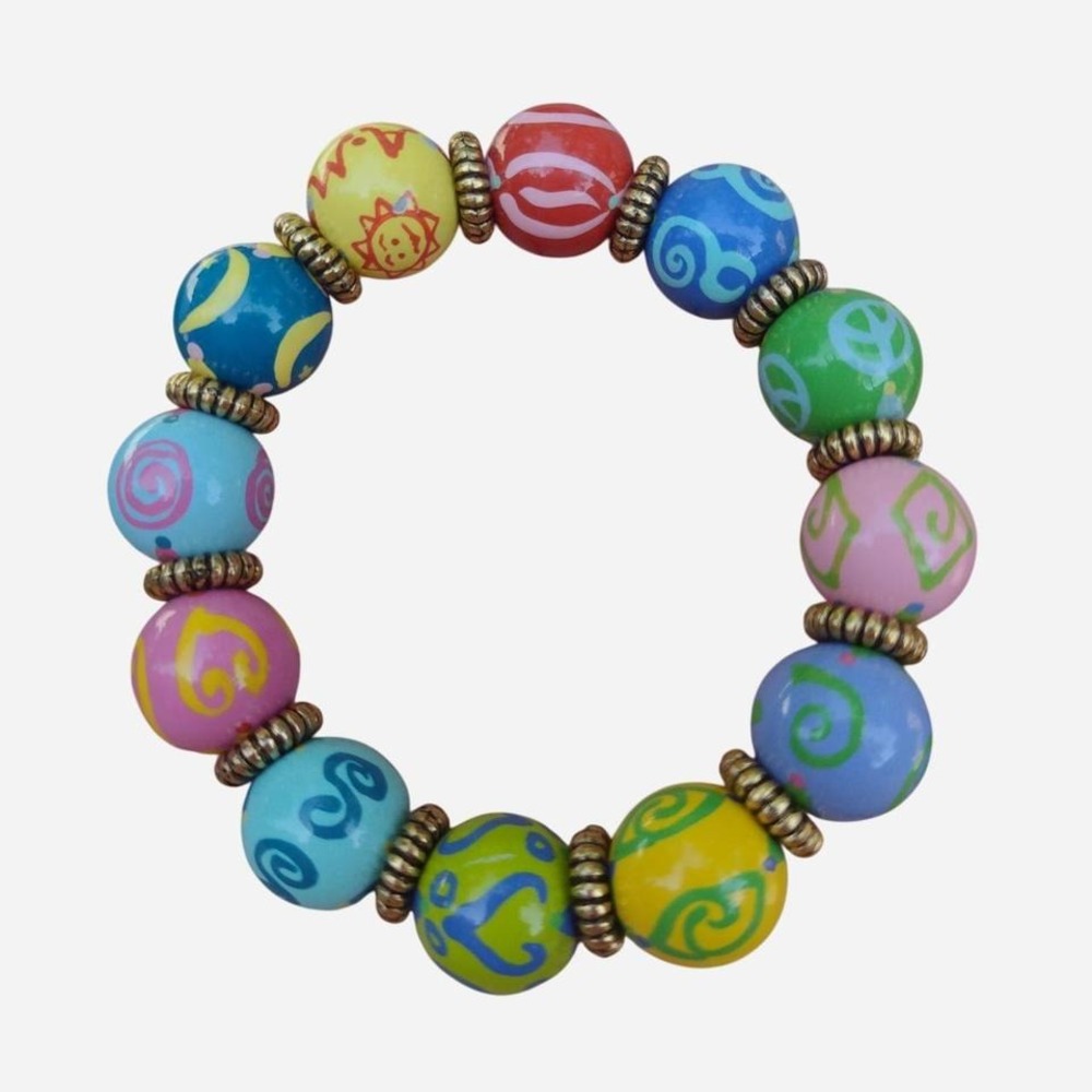 Angela‎ Moore zen beaded bracelet